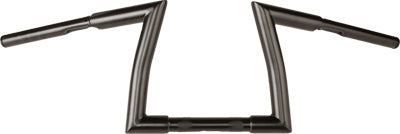 HARDDRIVE H-BAR Z-BAR 1 1/4" KNURL 82-UP 31.5W 9"RISE SATIN BLK 21-367SB