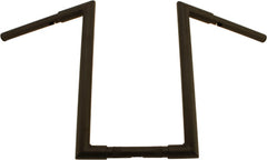 HARDDRIVE H-BAR Z-BAR 1 1/4" KNURL 82-UP 31.5W 16"RISE SATIN BLK 21-368SB