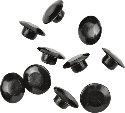 HARDDRIVE HANDLEBAR CLAMP PLUG CAPS CHROME 10/PK PART# 03-0107-10B NEW