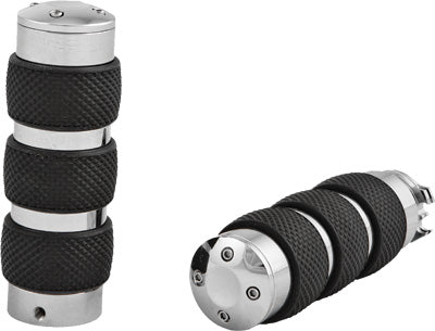 HARDDRIVE GRIPS NOVIBE FITS 76-08 DUAL CABLE SLEEVE CHROME PART# H17-0594 NEW