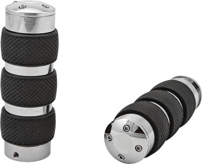 HARDDRIVE GRIPS NOVIBE FITS 08-UP FLT CHROME PART# H17-0595T NEW