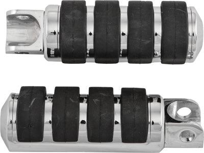 HARDDRIVE FOOTPEGS COMFORT-RIDE FITS 41-UP FEMALE MNT CHROME PART# 17-0956I NEW