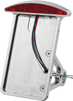 HARDDRIVE LICENSE PLATE FRAME FLAT VERTICAL HALF MOON LED PART# P28-6144NU NEW