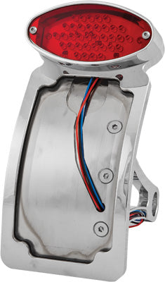 HARDDRIVE LICENSE PLATE FRAME CURVED VERTICAL CATEYE LED PART# P28-6145NU NEW