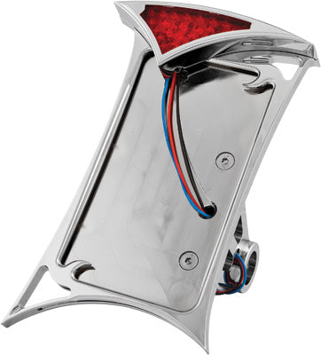 HARDDRIVE LICENSE PLATE FRAME FLAT VERTICAL SLAYER LED PART# P28-6805 NEW