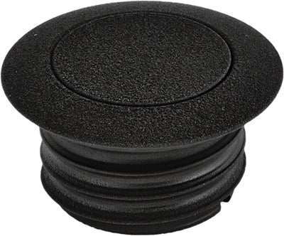 HARDDRIVE GAS CAP POP-UP SCREW-IN SMOOTHVENTED WRINKLE BLK PART# 03-0328B-A NEW