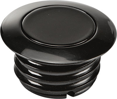 HARDDRIVE GAS CAP POP-UP SCREW-IN SMOOTHVENTED BLACK PART# 03-0329BB-A NEW