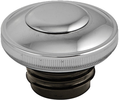 HARDDRIVE GAS CAP SCREW-IN W/LOCK COVER VENTED 82-95 CHROME PART# 03-0318A-A NEW
