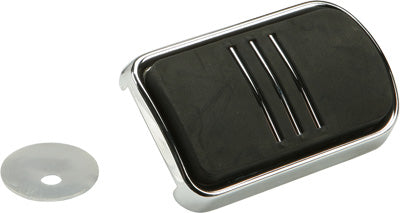 HARDDRIVE BRAKE PEDAL PAD CHROME BACKING B35-0221