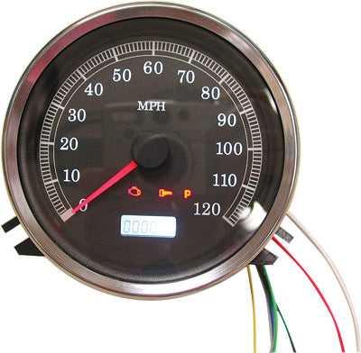 HARDDRIVE ELECTRONIC SPEEDOMETER BLACK FACE PART# T21-6983-12 NEW