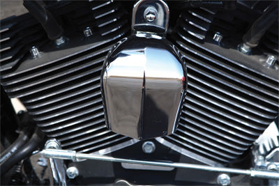 HARDDRIVE CHROME HORN COVER 14-0512
