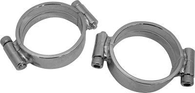 HARDDRIVE HEAVY DUTY INTAKE CLAMP SET CHROME 14-0521