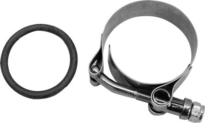 HARDDRIVE INTAKE CLAMPS W/O-RING STAINLESS AIRCRAFT STYLE PART# 18-0284S NEW