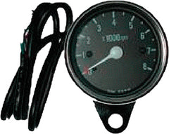 HARDDRIVE MINI 8000 RPM TACHOMETER BLACK FACE PART# 21-6910 NEW
