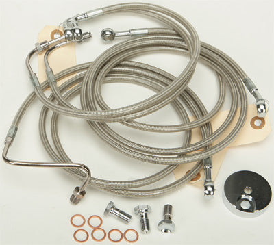 HARDDRIVE BRAKELINE KIT (CLEAR) PART# HD-0505 NEW