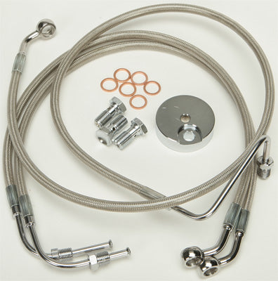 HARDDRIVE BRAKELINE KIT (CLEAR) PART# HD-0204 NEW