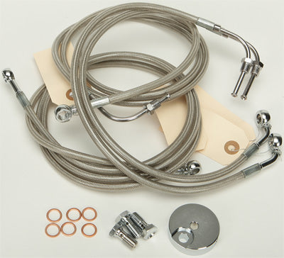 HARDDRIVE BRAKELINE KIT (CLEAR) PART# HD-0403 NEW