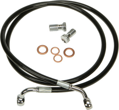 HARDDRIVE BRAKELINE KIT (BLACK) PART# HD-1200-BK NEW