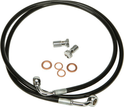 HARDDRIVE BRAKELINE KIT (BLACK) PART# HD-1102-BK NEW