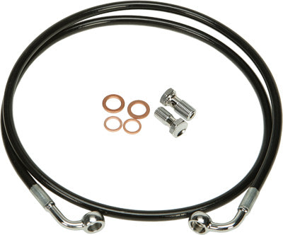 HARDDRIVE BRAKELINE KIT (BLACK) PART# HD-0605-BK NEW