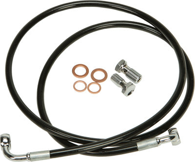 HARDDRIVE BRAKELINE KIT (BLACK) PART# HD-0800-BK NEW