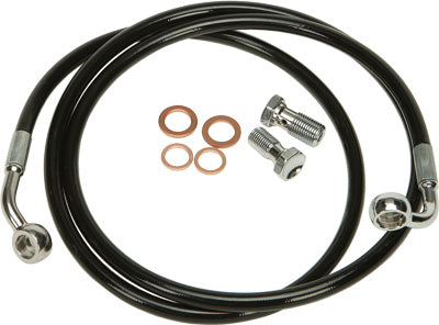 HARDDRIVE BRAKELINE KIT (BLACK) PART# HD-0904-BK NEW
