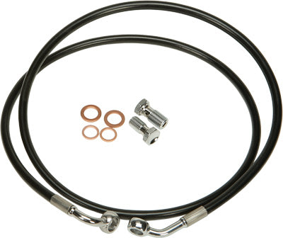HARDDRIVE BRAKELINE KIT (BLACK) PART# HD-1305-BK NEW