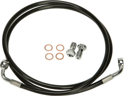 HARDDRIVE BRAKELINE KIT (BLACK) PART# HD-1404-BK NEW