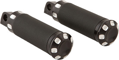 HARDDRIVE FOOT PEGS - DASH (BLACK) PART# 0035-1140-BM NEW