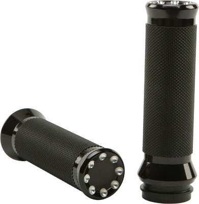 HARDDRIVE GRIPS THROTTLE 2008-UP FL TBW SET PART# 0063-2077-BM NEW