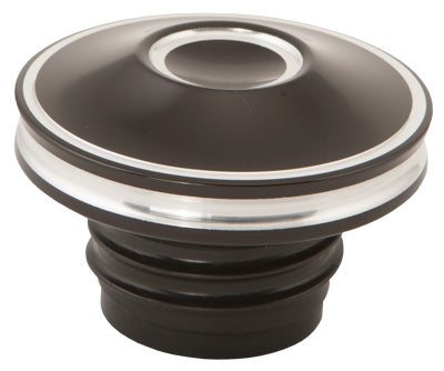 HARDDRIVE VENTED GAS CAP (SHOCK BLACK) PART# 0210-2035-BM NEW