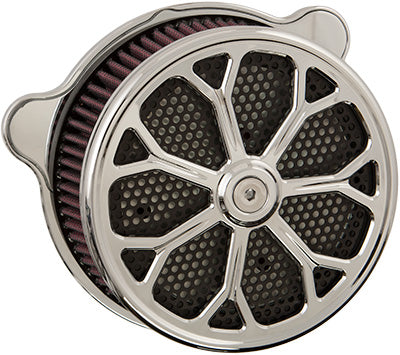 HARDDRIVE AIR CLEANER ASSEMBLY (REVOLVER CHROME) PART# F2122C-ACBT NEW