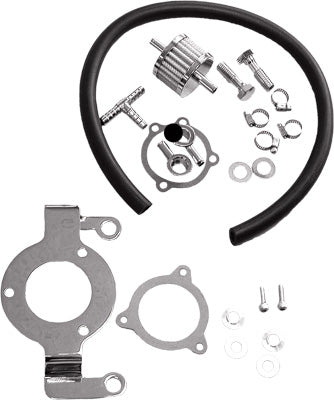 HARDDRIVE 2008-2013 Harley-Davidson FLHRC Road King Classic BRACKET/BREATHER KIT