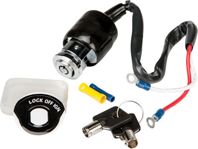 HARDDRIVE ROUND KEY IGNITION 2 POSITION CHROME 370389