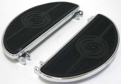 HARDDRIVE FOOTBOARD SET OVAL USA LOGO 30-151