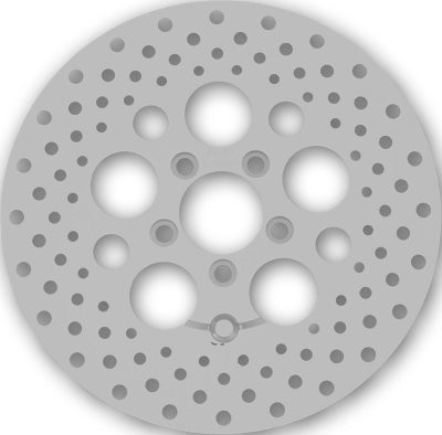HARDDRIVE STAINLESS DRILLED RR ROTOR 11.8 PART# 11-072 NEW
