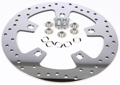 HARDDRIVE HD POLISHED ROTOR 14-UP FLT W/ HARDWARE PART# 144154