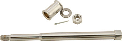 HARDDRIVE FRONT AXLE W/HARDWARE (CHROME PLATED) PART# 68-131A NEW