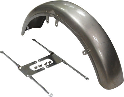 HARDDRIVE FX & XL FRONT FENDER EARLY STYLE W/CHROME BRACKETS 10-730