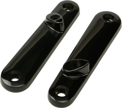 HARDDRIVE TOURING TURNSIGNAL CLAMPS BLACK PART# 162495 NEW