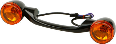 HARDDRIVE LIGHT BAR BLACK W/AMBER LENSES PART# 161801 NEW