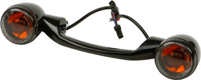 HARDDRIVE LIGHT BAR BLACK W/SMOKE LENSES PART# 161803 NEW