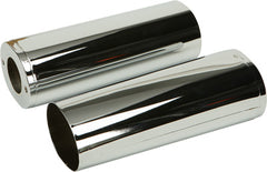 HARDDRIVE UPPER FORK TUBE COVERS CHROME +2" 301191