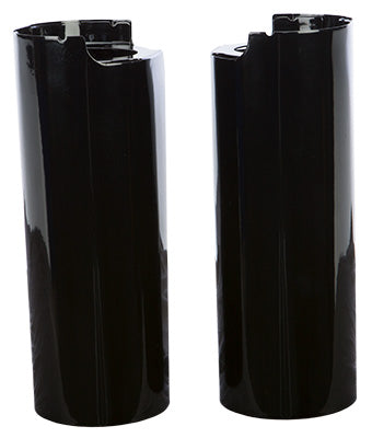 HARDDRIVE UPPER FORK TUBE COVERS +2" BLACK PART# 302606