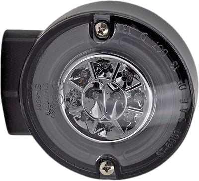 HARDDRIVE SINGLE FUNCTION RIGHT REAR BLK TURN SIGNAL W/SMK LENS 164508