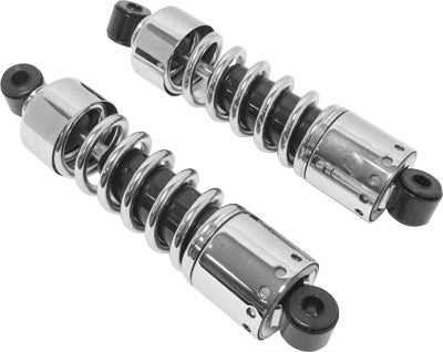 HARDDRIVE 4-SPEED SHOCKS W/SHORT COVER CHROME 11" 21-021