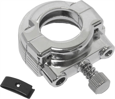 HARDDRIVE SINGLE CABLE THROTTLE CLAMP (CHROME) PART# 30-106D