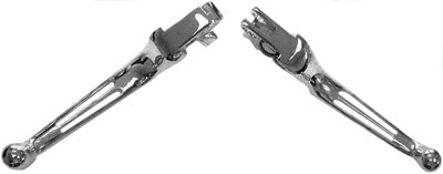HARDDRIVE 2016 Harley-Davidson FLSTFS Fat Boy S CUSTOM LEVERS 2-SLOT CHROME 5352