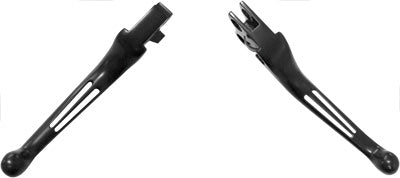HARDDRIVE 2016 Harley-Davidson FLSTFS Fat Boy S CUSTOM LEVERS 2-SLOT BLACK 53526