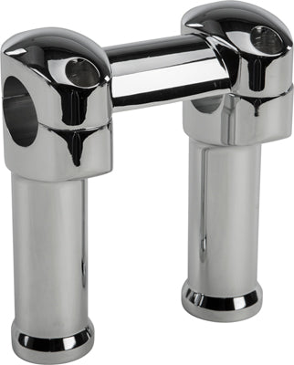 HARDDRIVE FAT BAR 5 IN RISER W/ 1 PIECE TOP CLAMP CHROME 241589